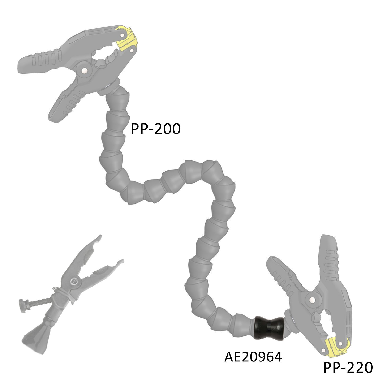 Loc-Line Doppel-Kupplung 1/2" auf 1/2", schwarz Loc-Line Doppel-Kupplung 1/2" auf 1/2", schwarz