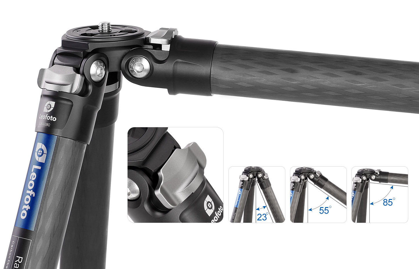 Leofoto Ranger LS-325C Carbon-Stativ mit Kugelkopf LH-40 Leofoto Ranger LS-325C Carbon-Stativ mit Kugelkopf LH-40