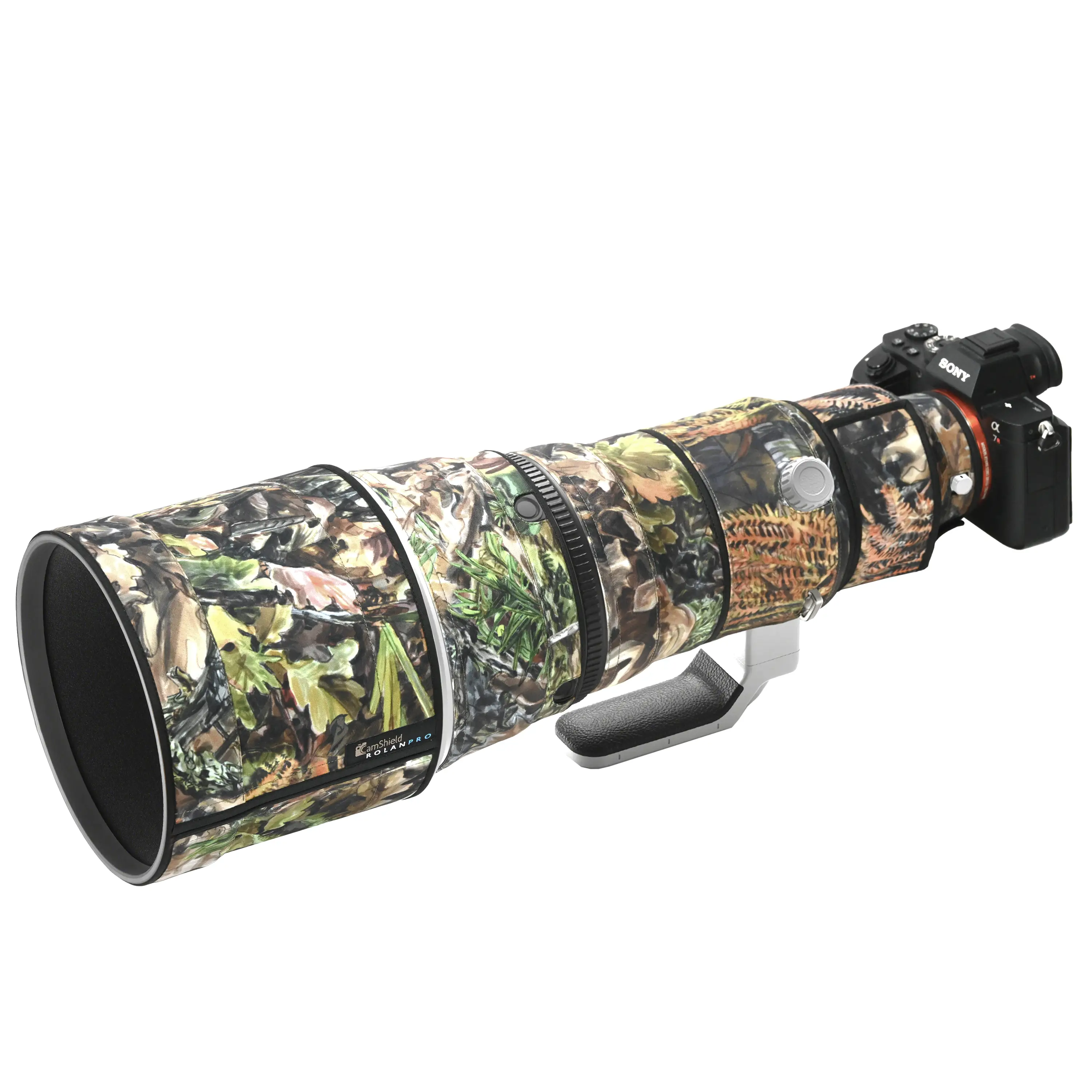 ROLANPRO Objektivschutz für Sony 400 mm f2.8 GM OSS FE-Tarnfarben & Waterproof ROLANPRO Objektivschutz für Sony 400 mm f2.8 GM OSS FE-Tarnfarben & Waterproof