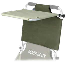 Eckla Sonnendach & Windschutz zum Nachrüsten am Beach Rolly "grau"