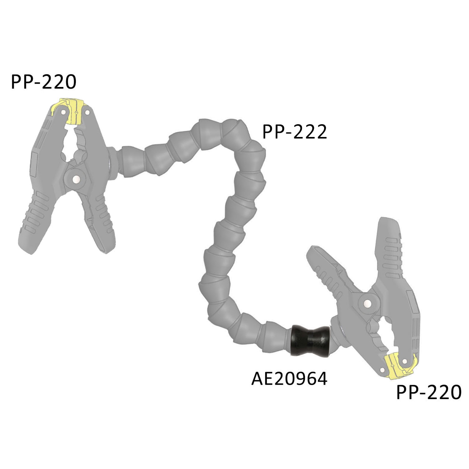 Loc-Line Doppel-Kupplung 1/2" auf 1/2", schwarz Loc-Line Doppel-Kupplung 1/2" auf 1/2", schwarz
