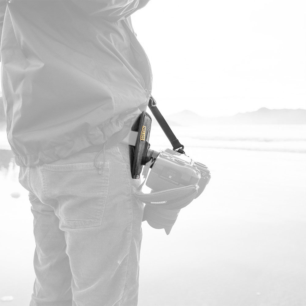 Cotton Carrier Wanderer Side Holster CCS G3 Grey - Gürtel-Tragesystem für DSLR-/DSLM-Kameras Cotton Carrier Wanderer Side Holster CCS G3 Grey - Gürtel-Tragesystem für DSLR-/DSLM-Kameras