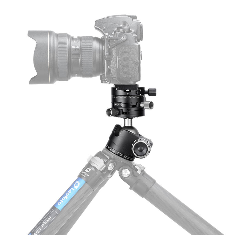 Leofoto LH-40GR Kugelkopf mit G2 Panorama-Getriebeneiger Leofoto LH-40GR Kugelkopf mit G2 Panorama-Getriebeneiger