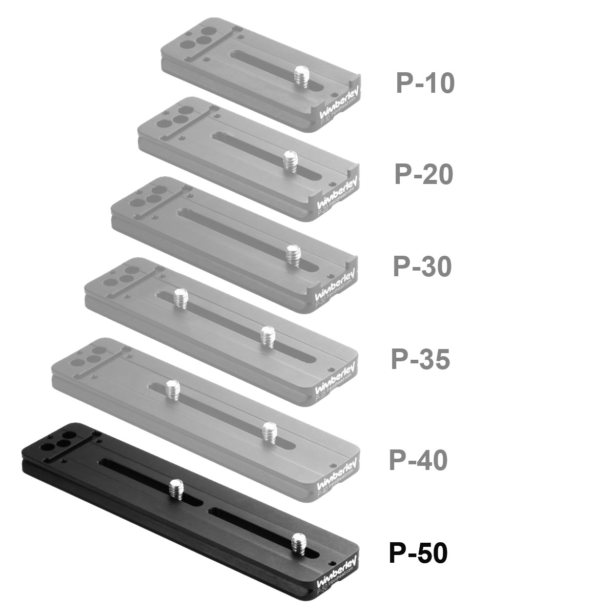 Wimberley P-50 Universal-Objektivplatte (168 mm) Wimberley P-50 Universal-Objektivplatte (168 mm)