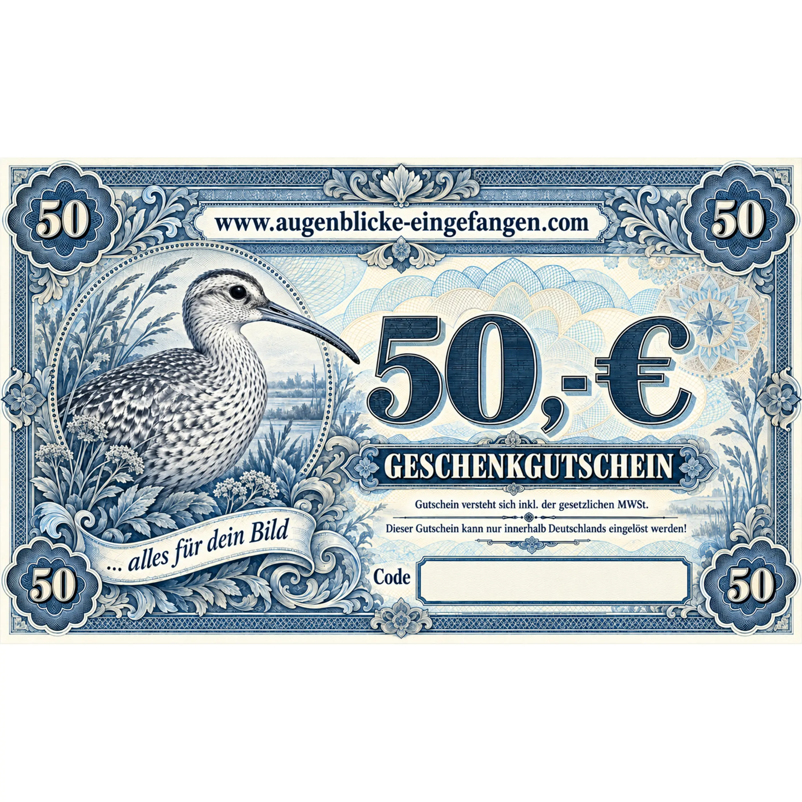Buono regalo (Serie 1) - 50 euro