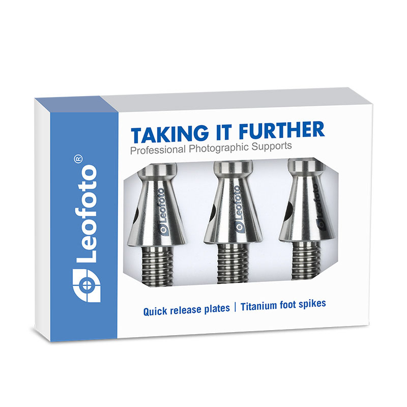 Leofoto TF-01 Titanium Spike Stativfuß (3er Set) Leofoto TF-01 Titanium Spike Stativfuß (3er Set)
