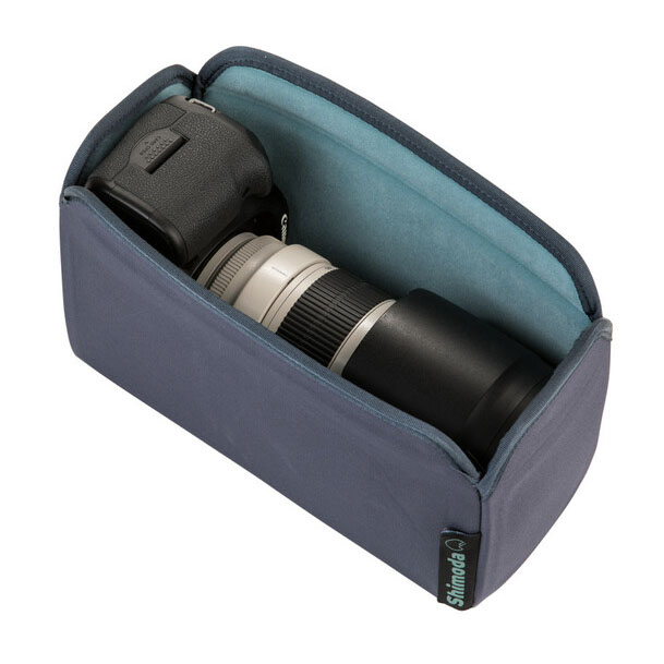 Shimoda Core Unit Small DSLR Anwendungsbeispiel (gezeigtes Zubehör gehört nicht zum Lieferumfang)