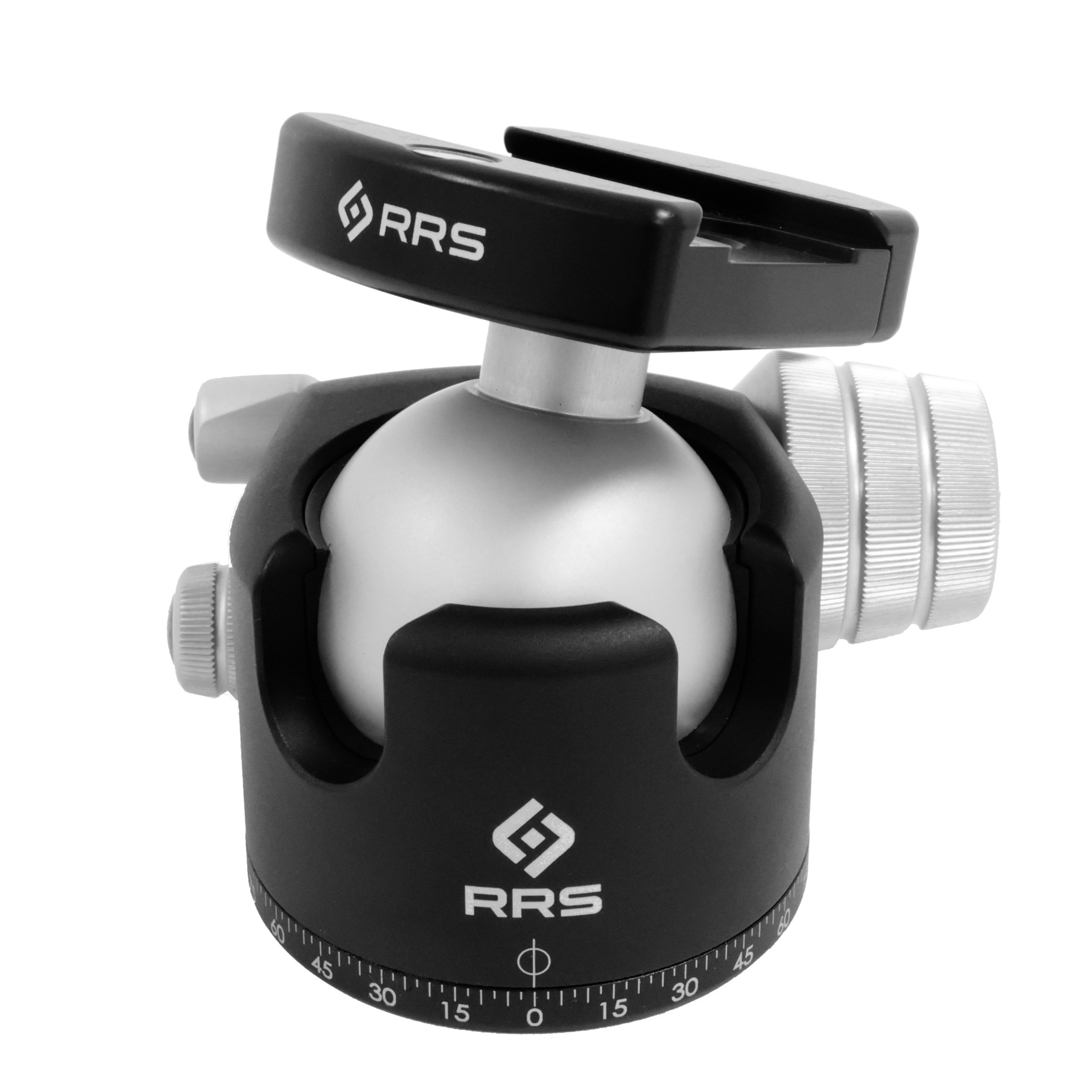 Really Right Stuff BH-55 LR - Kugelkopf mit B2 LR II Schnellwechselklemme mit Klemmhebel Really Right Stuff BH-55 LR - Kugelkopf mit B2 LR II Schnellwechselklemme mit Klemmhebel