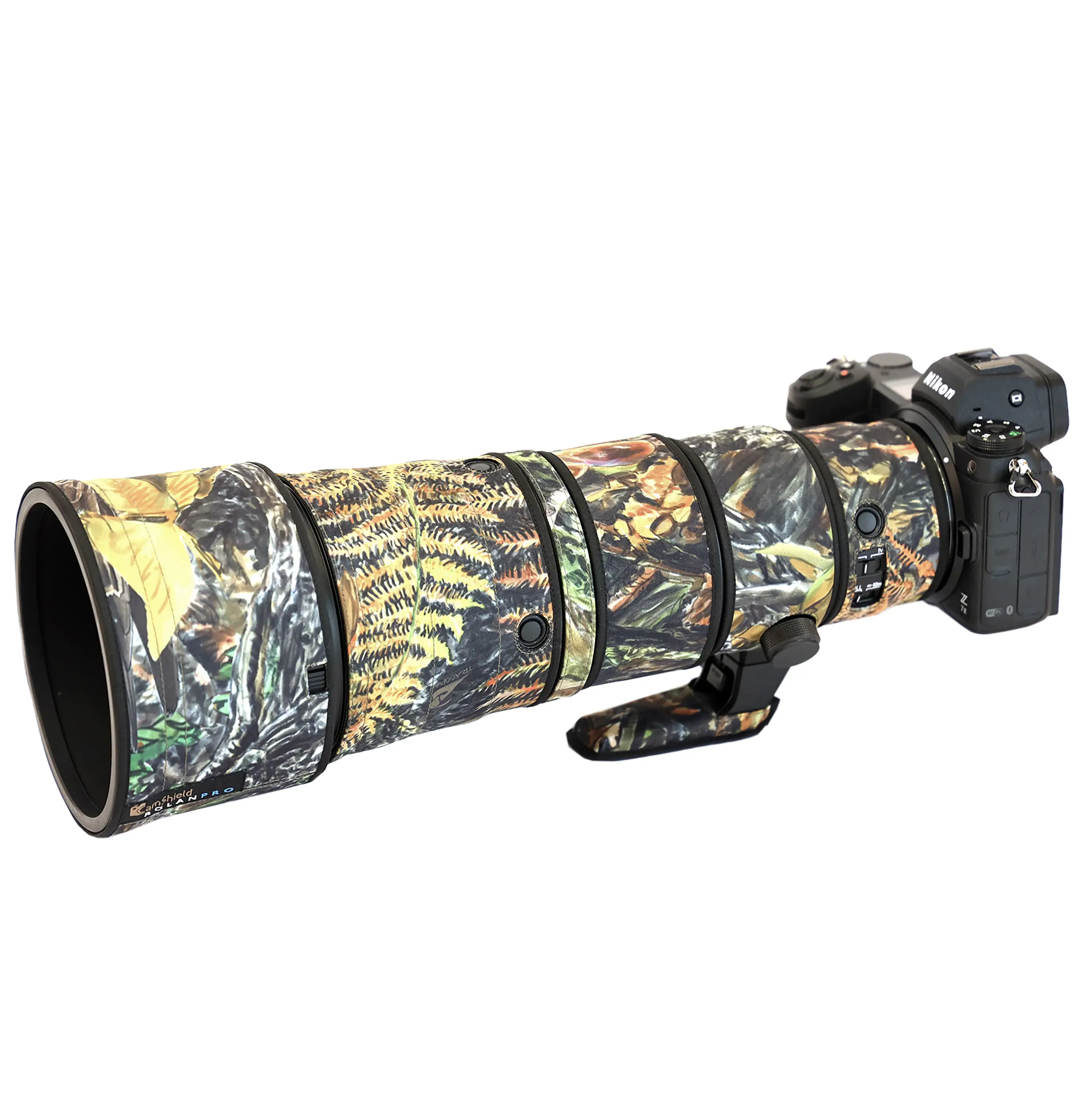 ROLANPRO Cover für Nikon Z 600mm f/6.3 VR S Tarnfarben & Waterproof