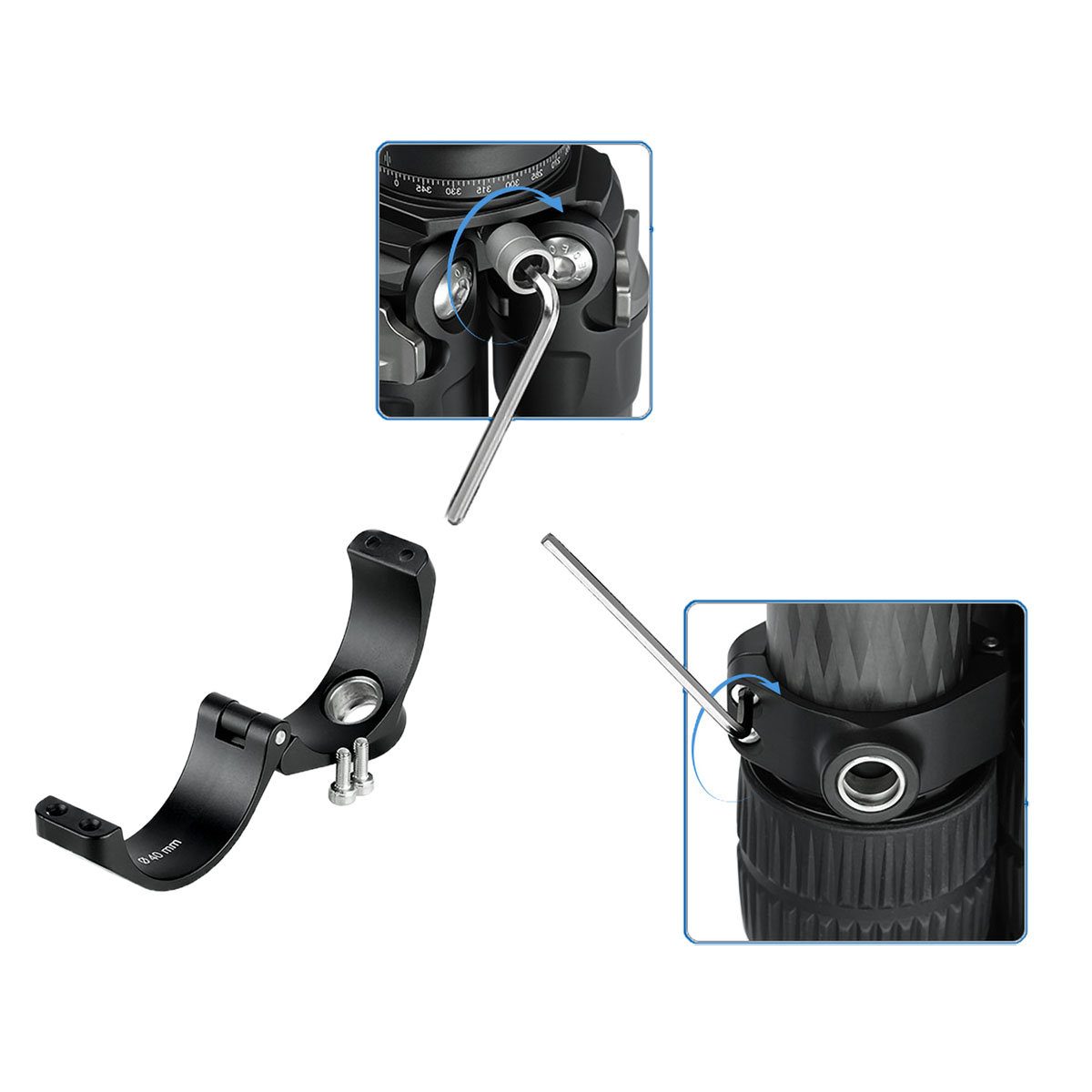 Leofoto Stativtragegurt LS für 1/4" UNC-Gewinde und Stativschelle Leofoto Stativtragegurt LS für 1/4" UNC-Gewinde und Stativschelle