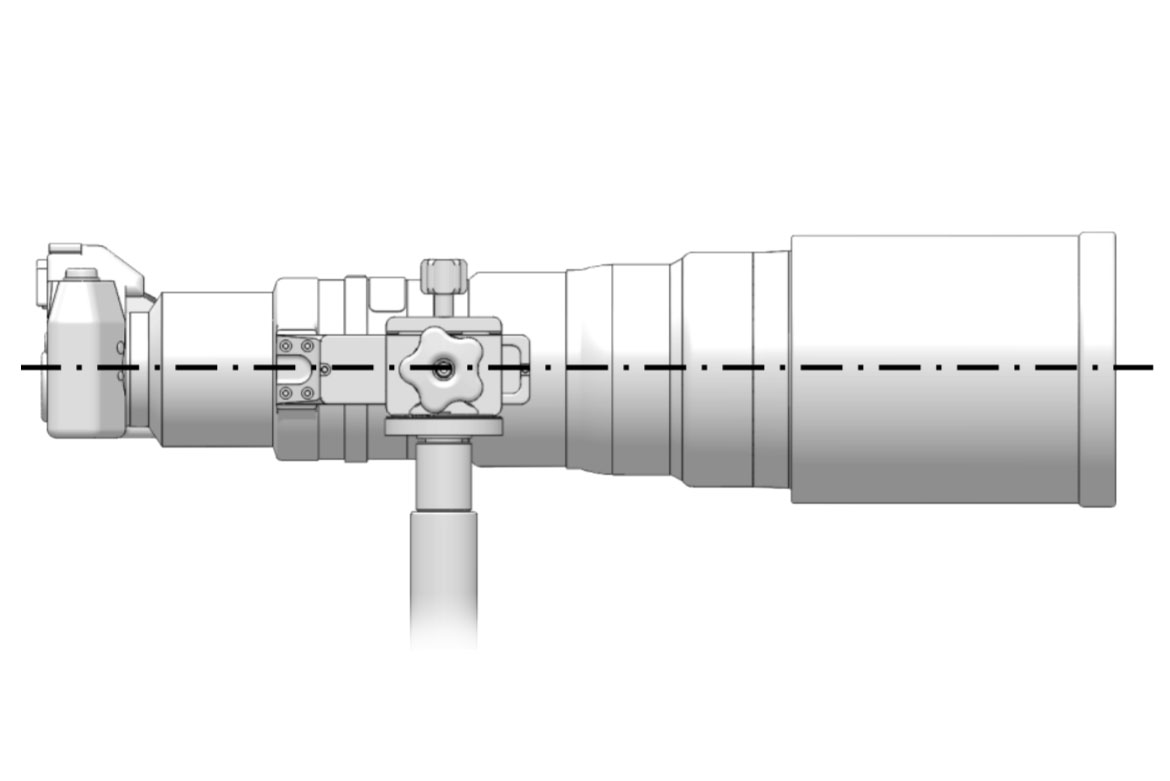 Wimberley MH-100 MonoGimbal Head Einweg Gimbal Neiger Wimberley MH-100 MonoGimbal Head Einweg Gimbal Neiger