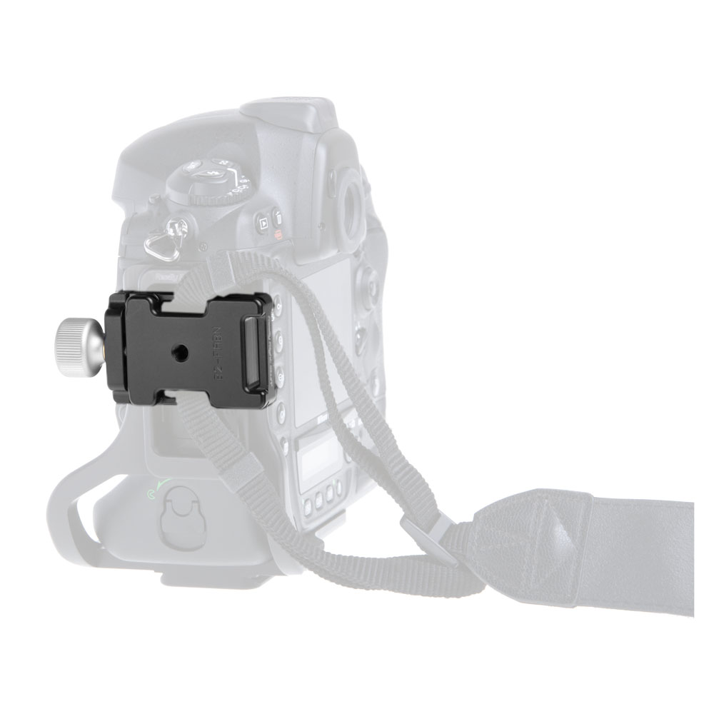 Really Right Stuff B2-FABN: Mini-Schnellwechselklemme mit 1/4" Gewindebohrung und 3 Gurtösen Really Right Stuff B2-FABN: Mini-Schnellwechselklemme mit 1/4" Gewindebohrung und 3 Gurtösen