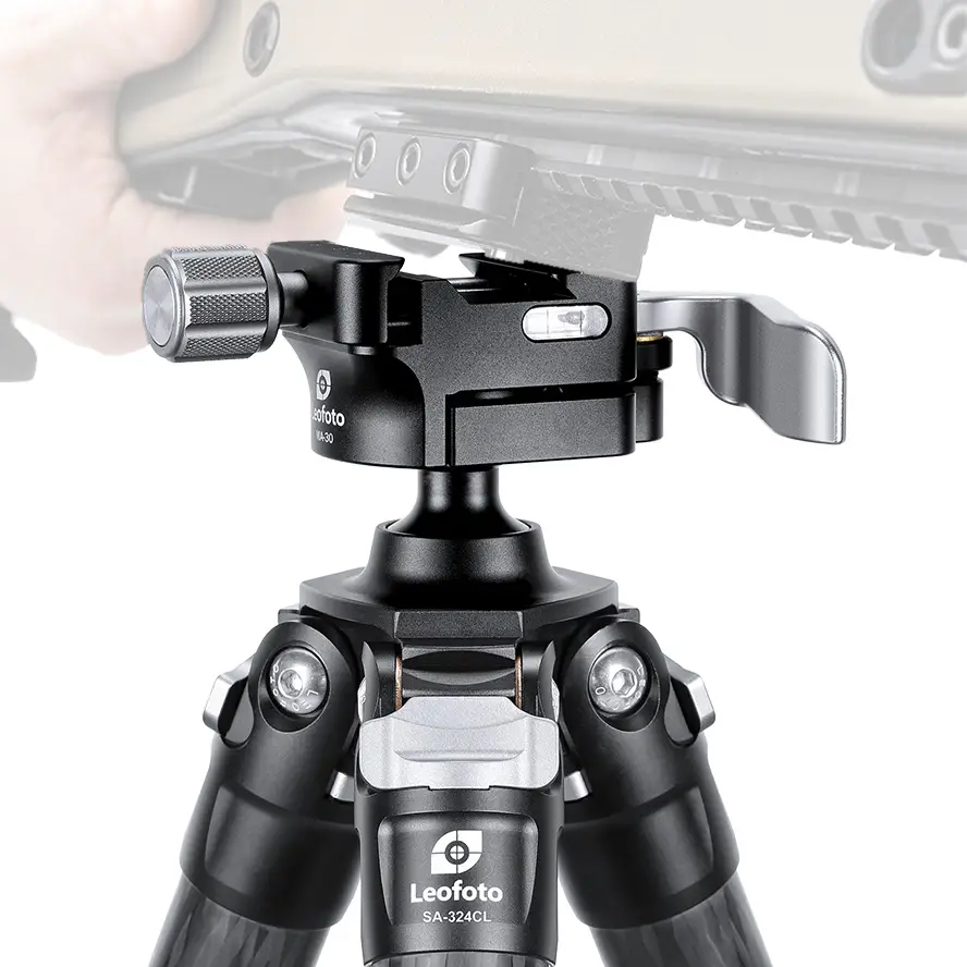 Leofoto SA-324CL Karbon Dreibeinstativ mit MA-30 Halterung Leofoto SA-324CL Karbon Dreibeinstativ mit MA-30 Halterung