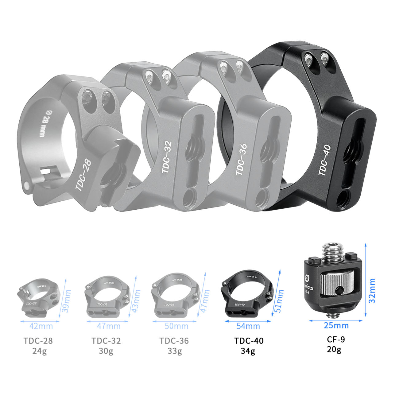 Leofoto TDC Stativbeinschelle Leofoto TDC Stativbeinschelle