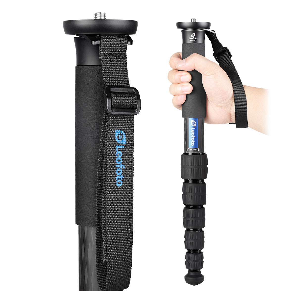 Leofoto MP-284C Einbein-Stativ aus Karbon Bild stellvertretend für verschiedene Modelle
