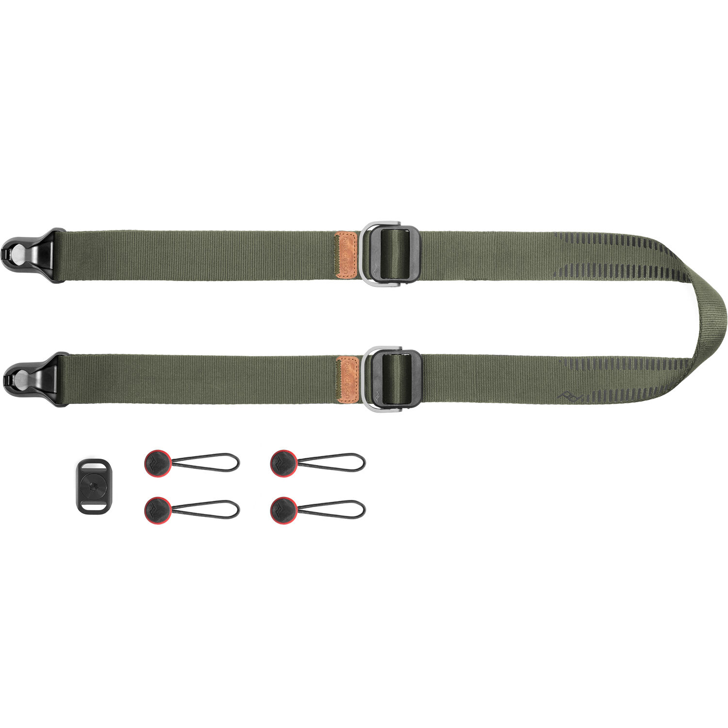 Peak Design Slide Lite Kameragurt 32 mm breit Sage (Salbeigrün)