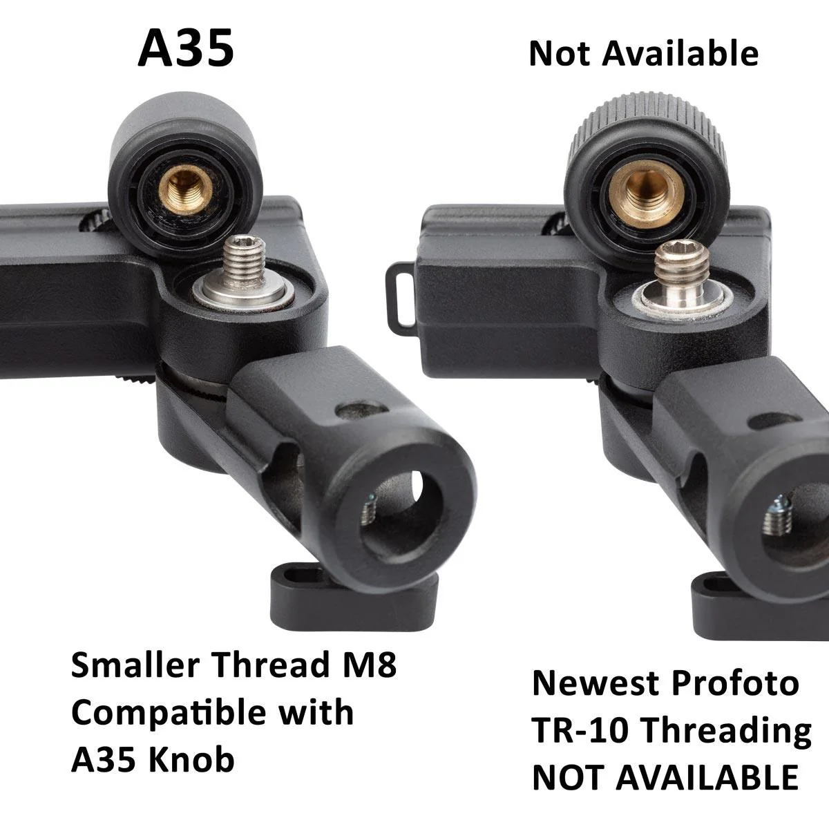 ProMediaGear A35 Ersatzknopf für den Profoto B10 Plus OCF-Blitzkopf (Version mit Innengewinde)