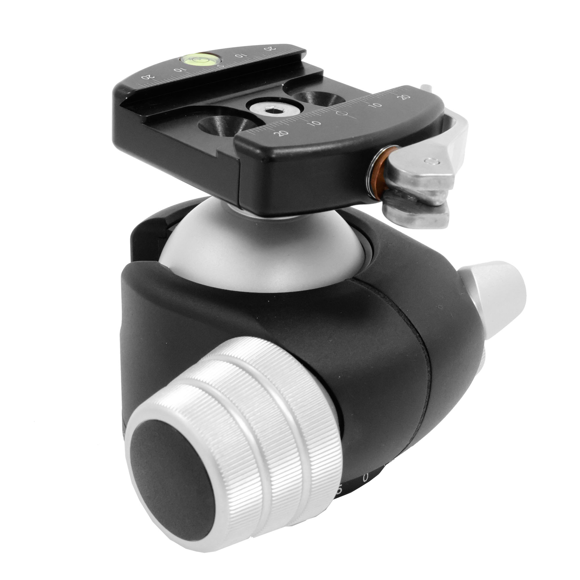 Really Right Stuff BH-55 LR - Kugelkopf mit B2 LR II Schnellwechselklemme mit Klemmhebel Really Right Stuff BH-55 LR - Kugelkopf mit B2 LR II Schnellwechselklemme mit Klemmhebel