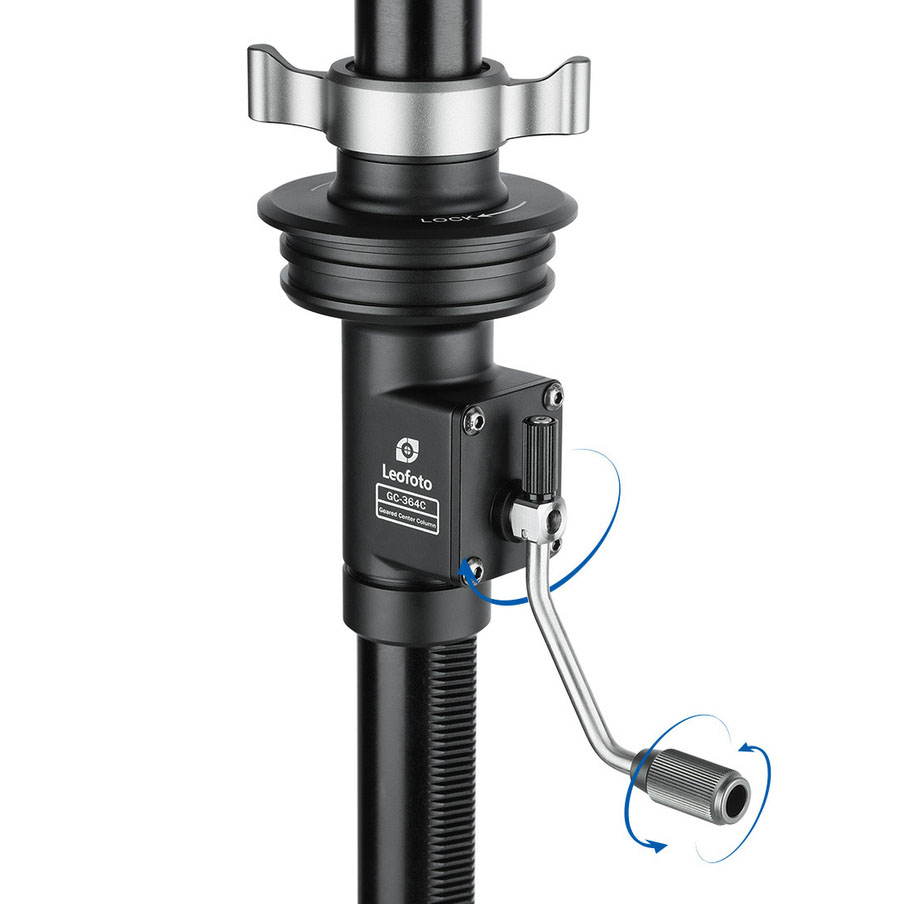 Leofoto GC-364C Kurbel -Mittelsäule (auswechselbar mit 75 mm Stativplattform) Leofoto GC-364C Kurbel -Mittelsäule (auswechselbar mit 75 mm Stativplattform)