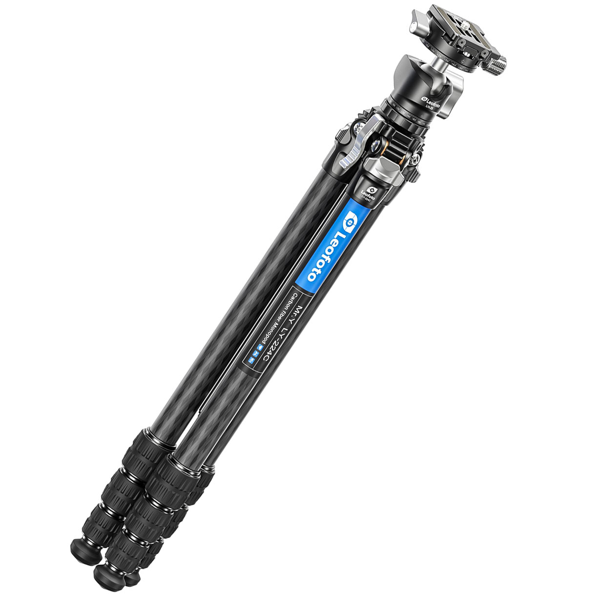 Leofoto LY-224C Karbon-Stativ + LH-25R schwarz Leofoto LY-224C Karbon-Stativ + LH-25R schwarz