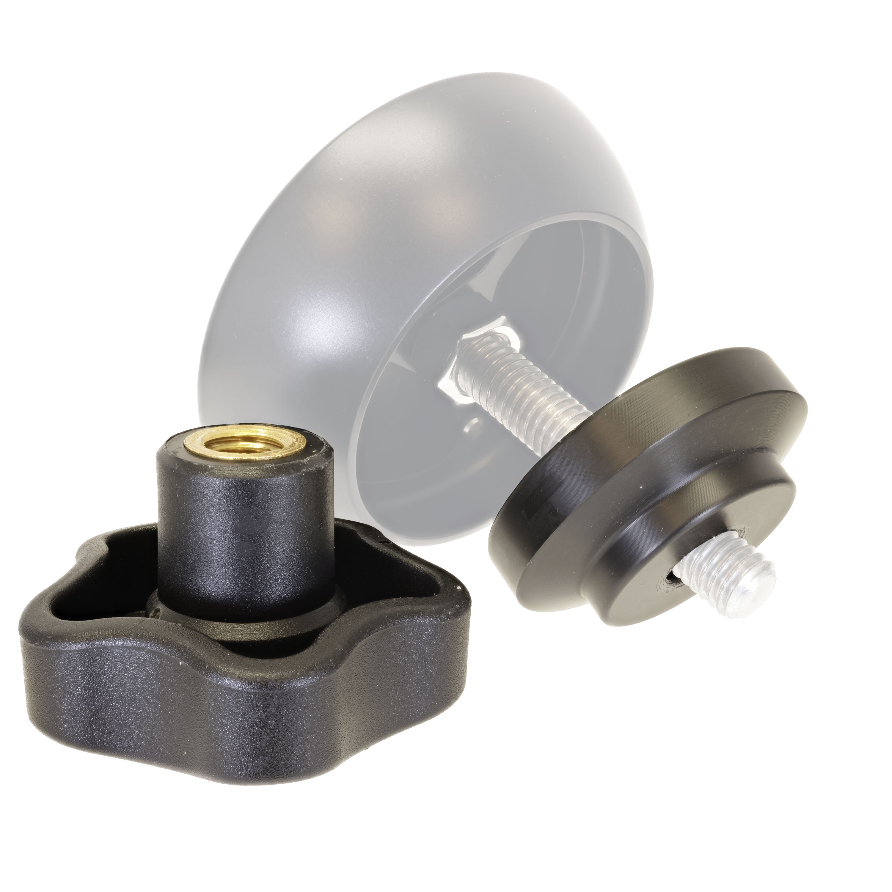 Berlebach Sterngriff mit 3/8" Innengewinde Berlebach Sterngriff mit 3/8" Innengewinde