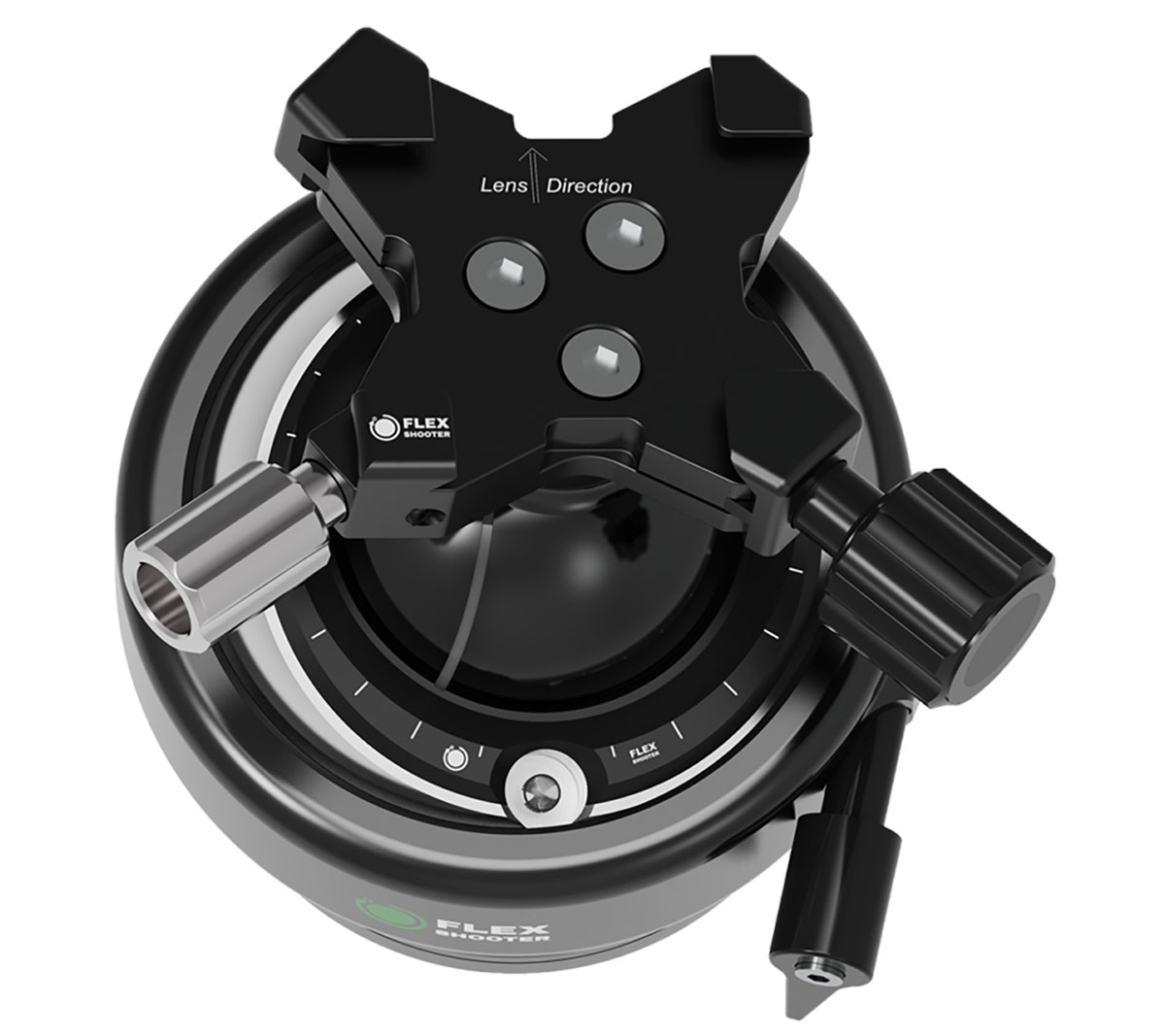 FLEXSHOOTER Extreme, der ganz große Kugelneiger, 20 kg Tragkraft bei 1150 g Eigengewicht FLEXSHOOTER Extreme, der ganz große Kugelneiger, 20 kg Tragkraft bei 1150 g Eigengewicht