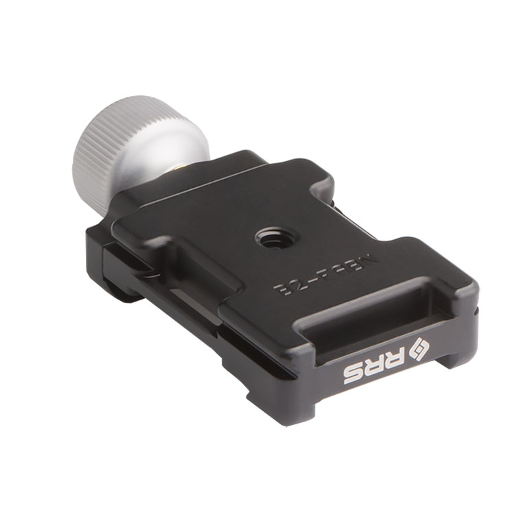 Really Right Stuff B2-FABN: Mini-Schnellwechselklemme mit 1/4" Gewindebohrung und 3 Gurtösen Really Right Stuff B2-FABN: Mini-Schnellwechselklemme mit 1/4" Gewindebohrung und 3 Gurtösen