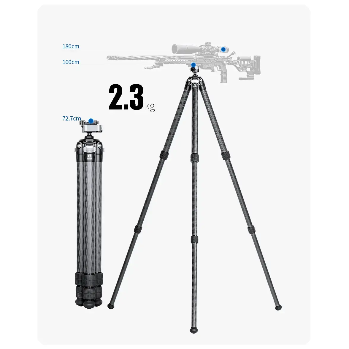 Leofoto SA-403C Karbon Dreibeinstativ mit MA-30L Halterung Leofoto SA-403C Karbon Dreibeinstativ mit MA-30L Halterung