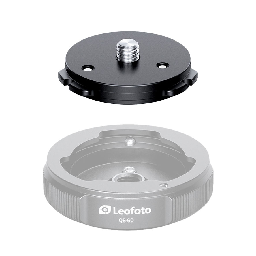 Leofoto Q60 - Schnellwechselplatte für QS-60 Schnellwechselbasis Leofoto Q60 - Schnellwechselplatte für QS-60 Schnellwechselbasis