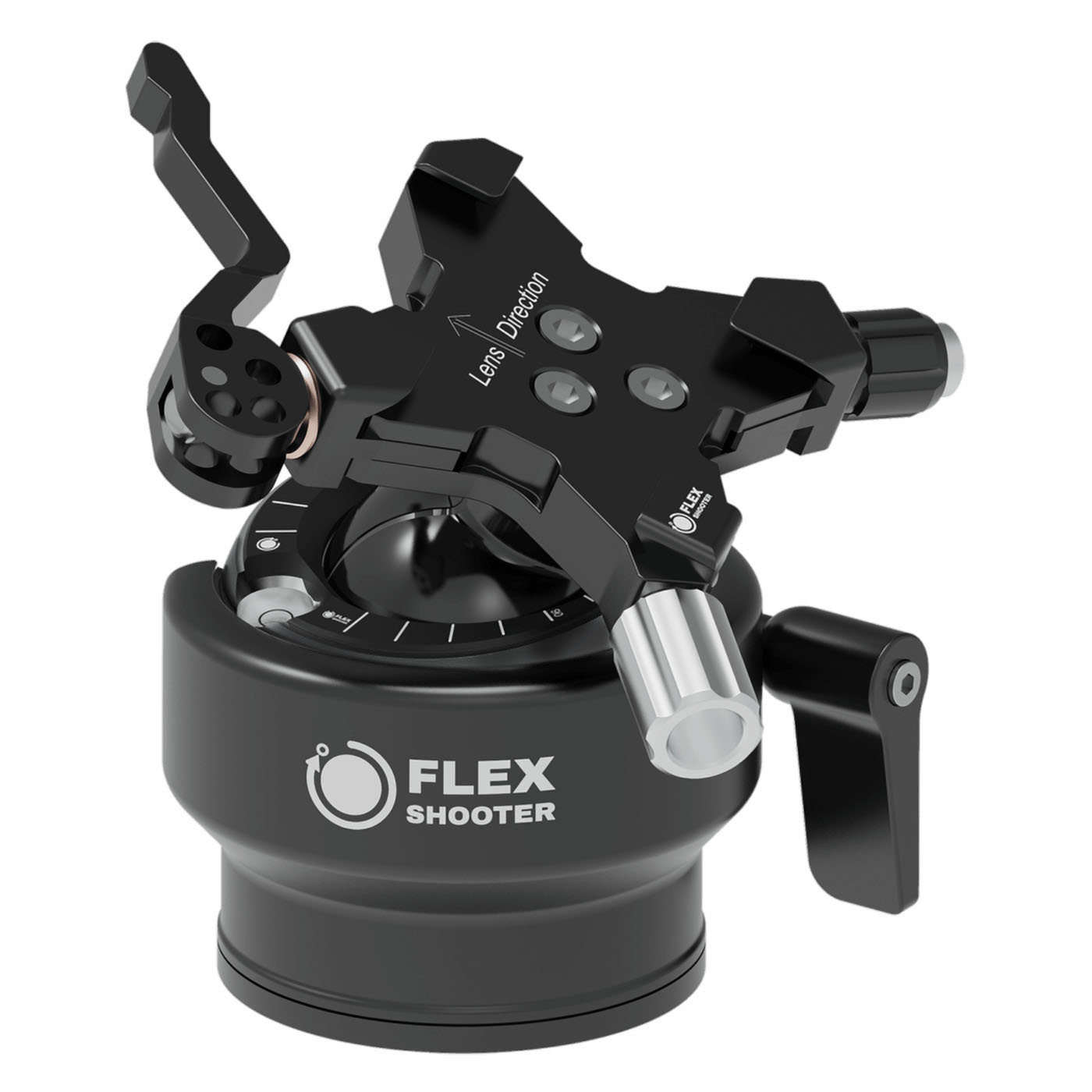 Flexshooter Pro mit Hebelklemme (Schwarz)