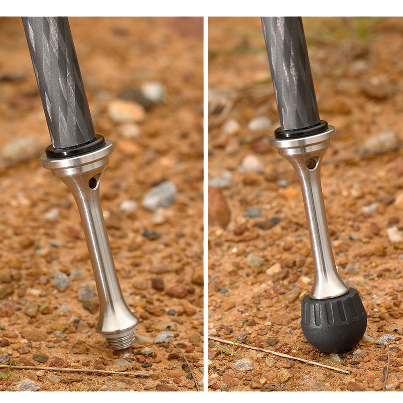 Leofoto TFS Edelstahlspikes mit Gummikappen (3er Set) Leofoto TFS Edelstahlspikes mit Gummikappen (3er Set)