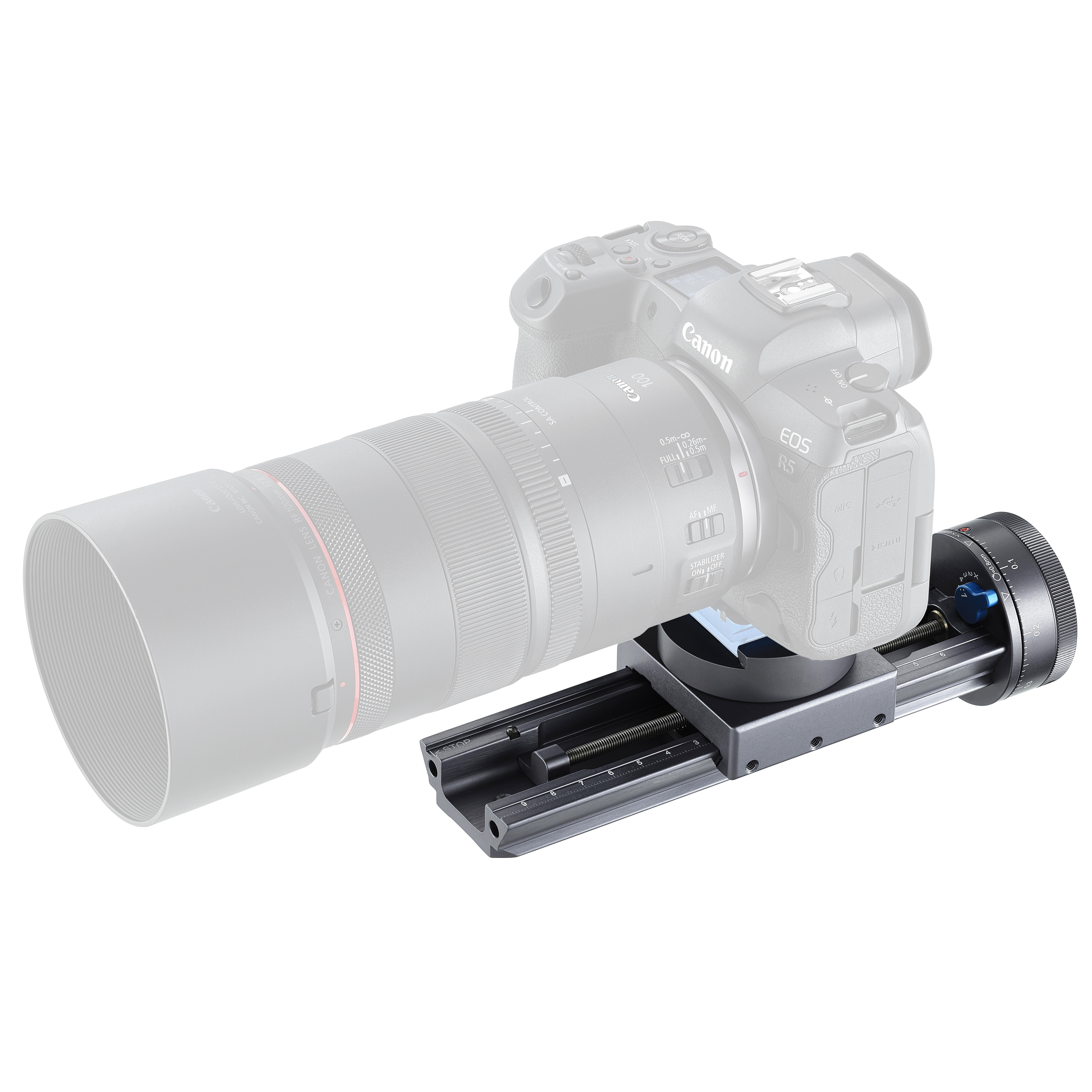 Novoflex Castel-M Einstellschlitten mit Fokusrad & Rasterungen Novoflex Castel-M Einstellschlitten mit Fokusrad & Rasterungen