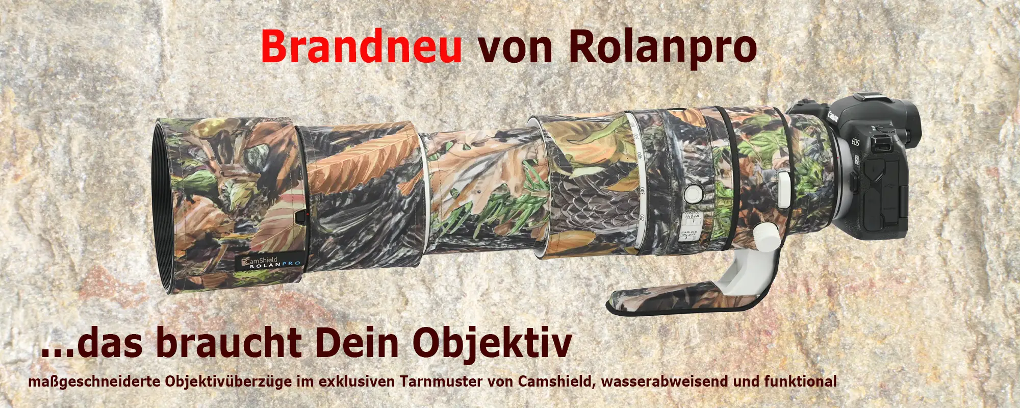 Rolanpro Objektivschutz und Tarnung für Teleobjektive Rolanpro Objektivschutz und Tarnung für Teleobjektive