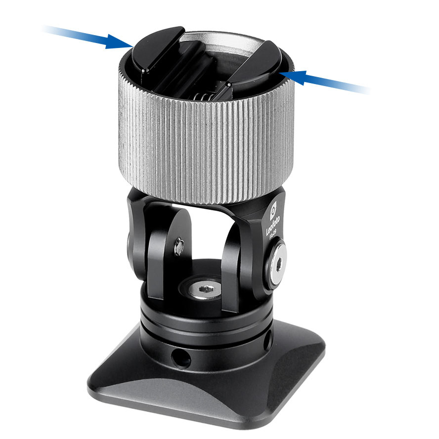 Leofoto FA-09 Cold Shoe Adapter mit Dreh-und Neigefunktion Leofoto FA-09 Cold Shoe Adapter mit Dreh-und Neigefunktion