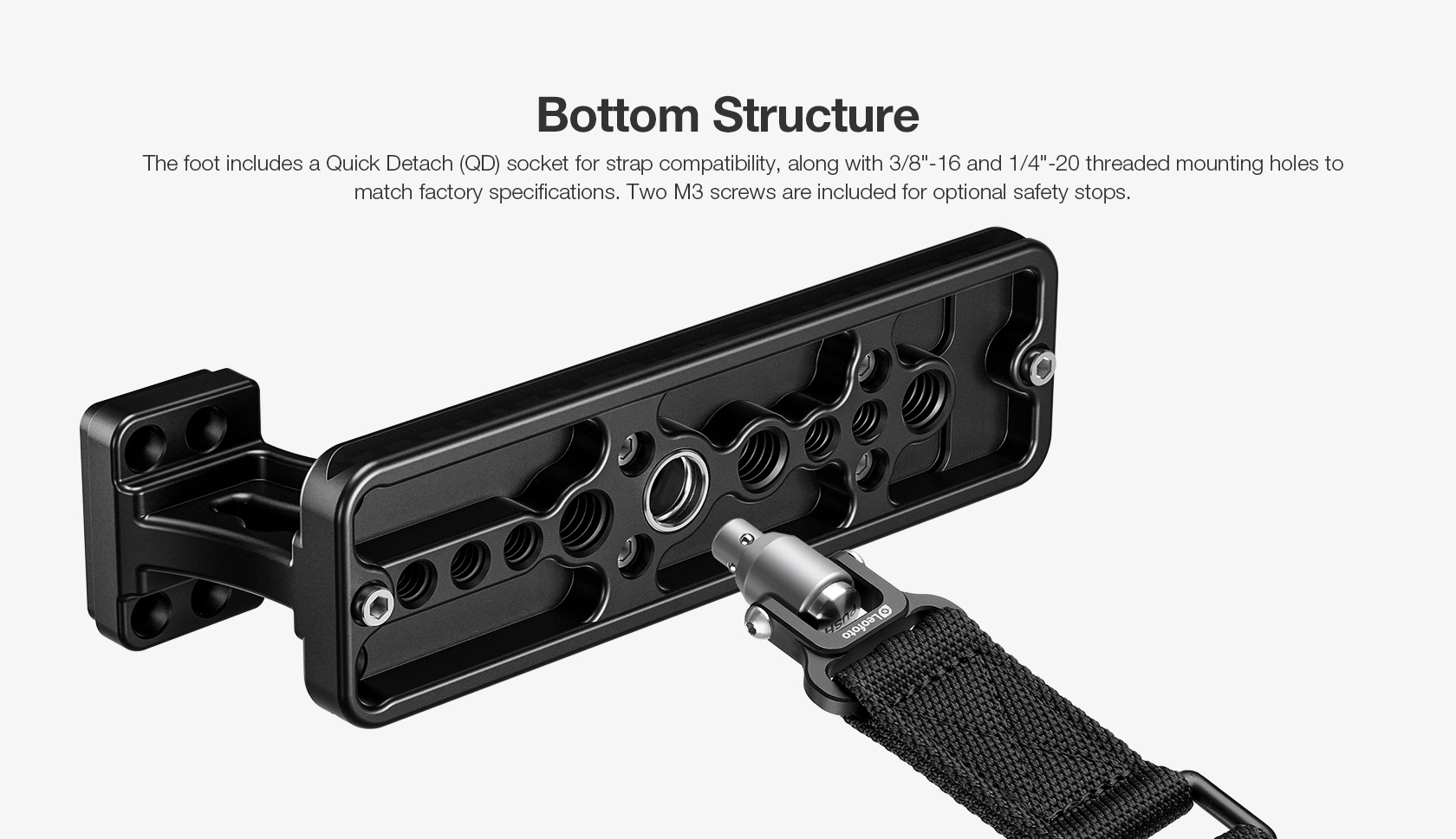 Leofoto SF-04 Ersatzfuß mit QD-Aufnahme für SONY FE 400-800mm f/6.3-8 G OSS Leofoto SF-04 Ersatzfuß mit QD-Aufnahme für SONY FE 400-800mm f/6.3-8 G OSS