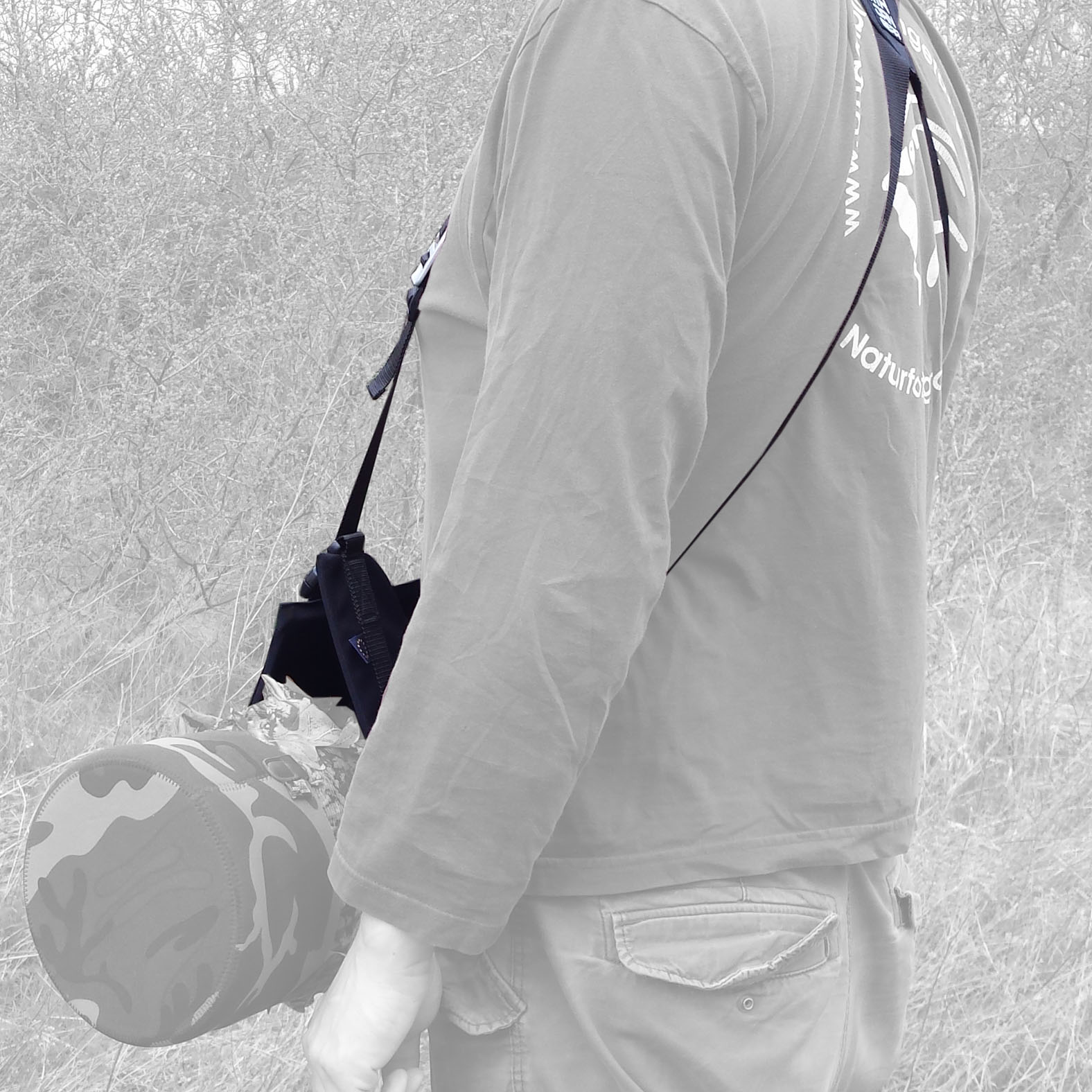 MR JAN GEAR Lens Carrier System, Tragesystem für lange Teleobjektive schwarz MR JAN GEAR Lens Carrier System, Tragesystem für lange Teleobjektive schwarz