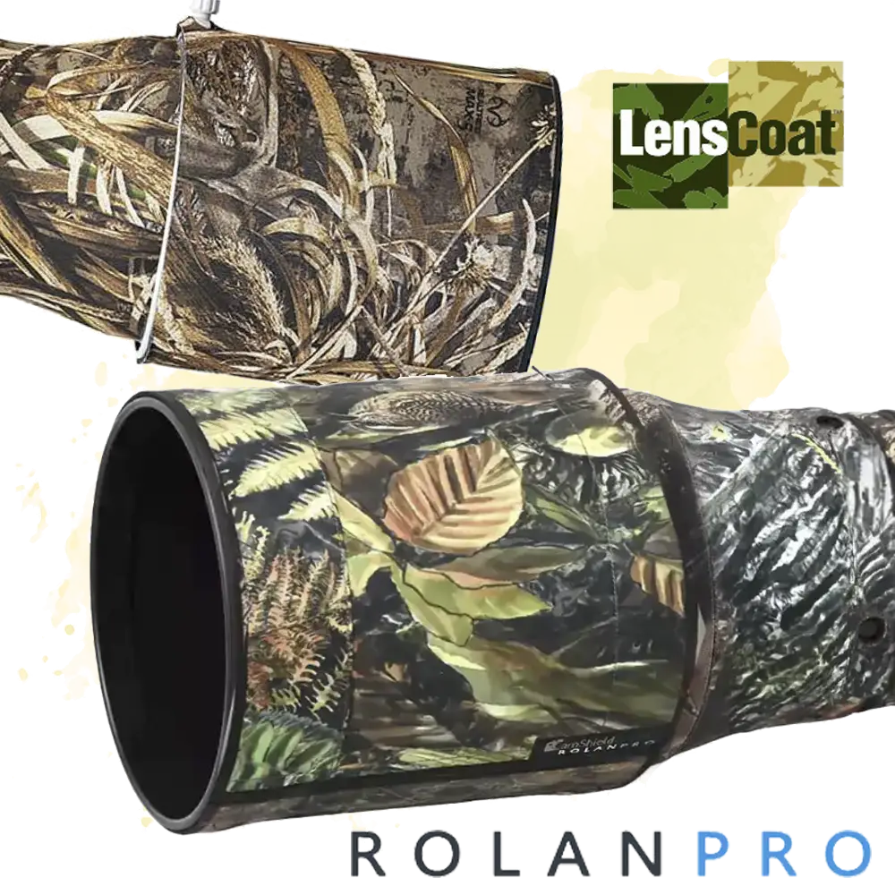 Lens protection LensCoat & Rolanpro with Tragopan camouflage pattern