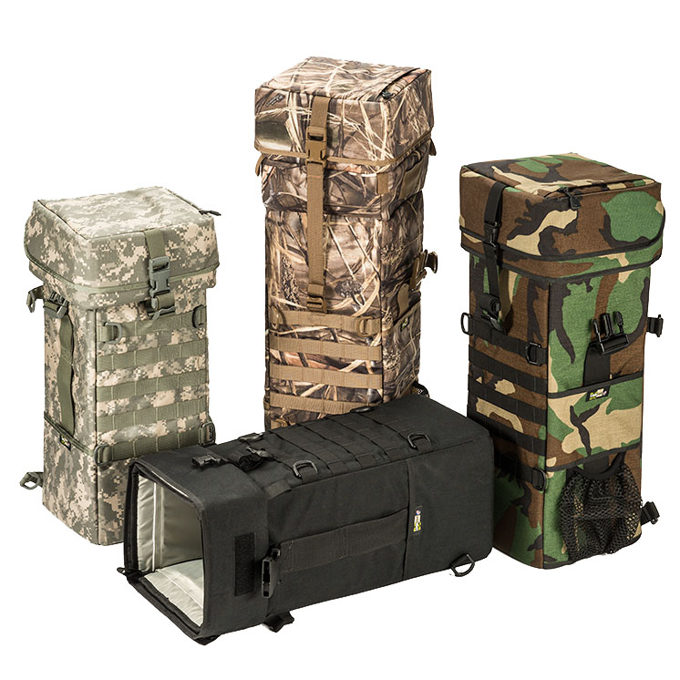LensCoat 3Xpandable - variable Tele-Objektivtasche Foldable, variable bag - available in different colours