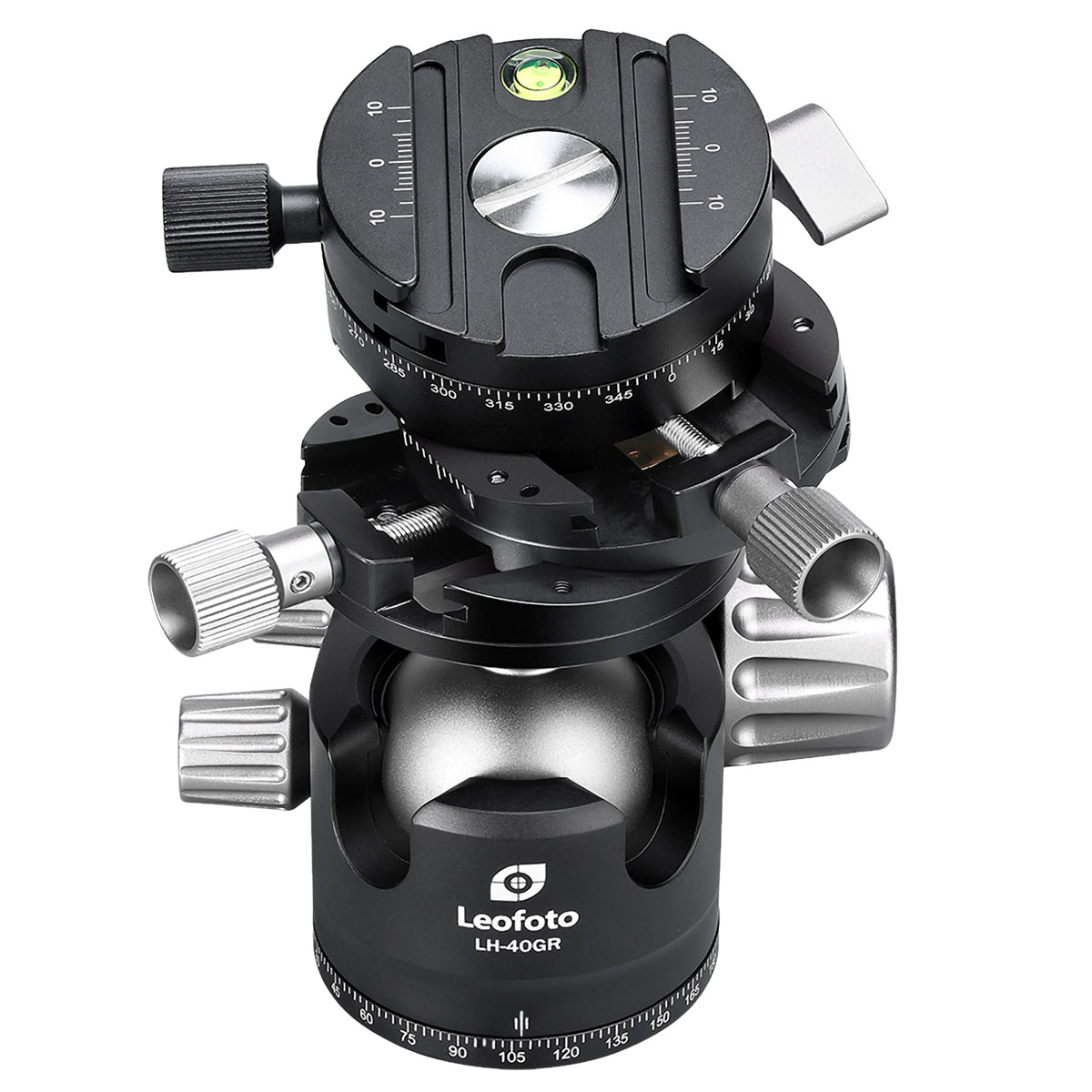 Leofoto LH-40GR Kugelkopf mit G2 Panorama-Getriebeneiger Leofoto LH-40GR Kugelkopf mit G2 Panorama-Getriebeneiger