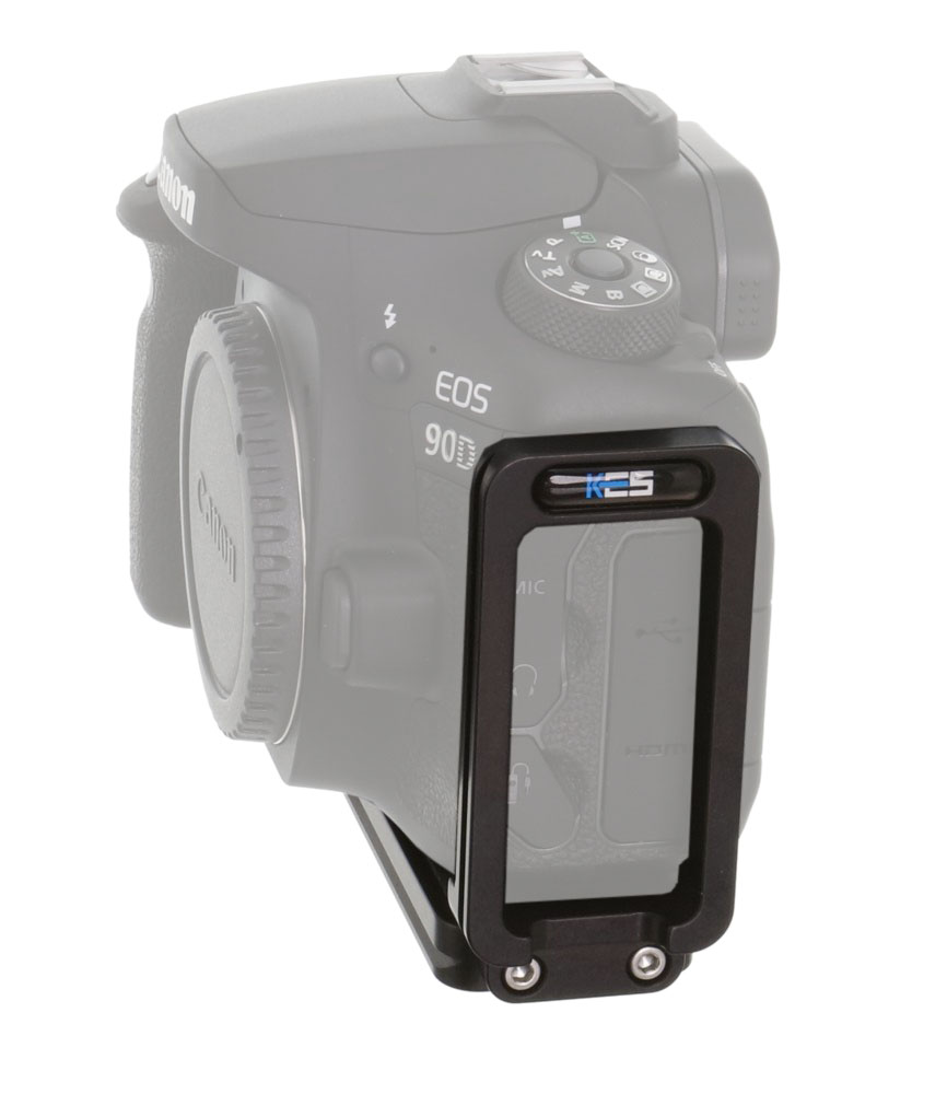 Kirk ULB-1 Universeller L-Winkel -klein an Canon EOS 90D