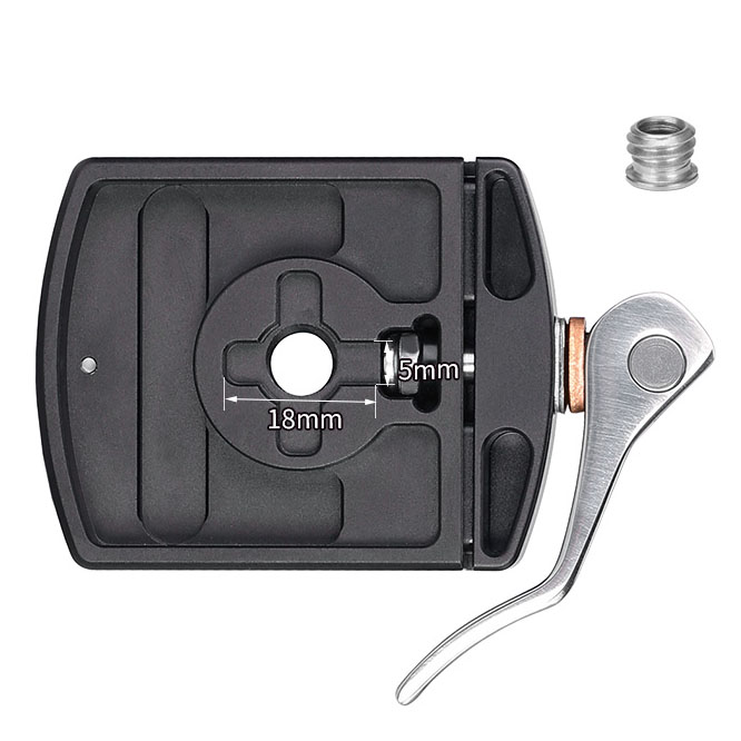 Leofoto LR-50 Schnellwechselkupplung mit Schnellwechselplatte Leofoto LR-50 Schnellwechselkupplung mit Schnellwechselplatte