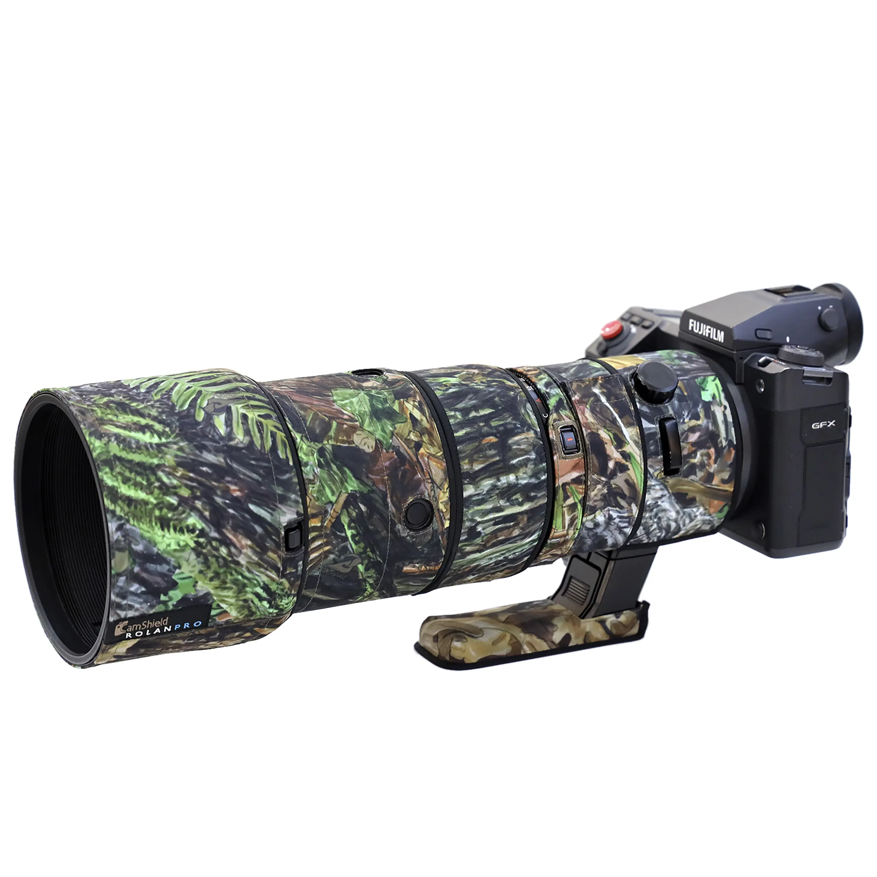 Rolanpro Objektivschutz - und Tarnung für Fuji GF 500mm Rolanpro Objektivschutz - und Tarnung für Fuji GF 500mm
