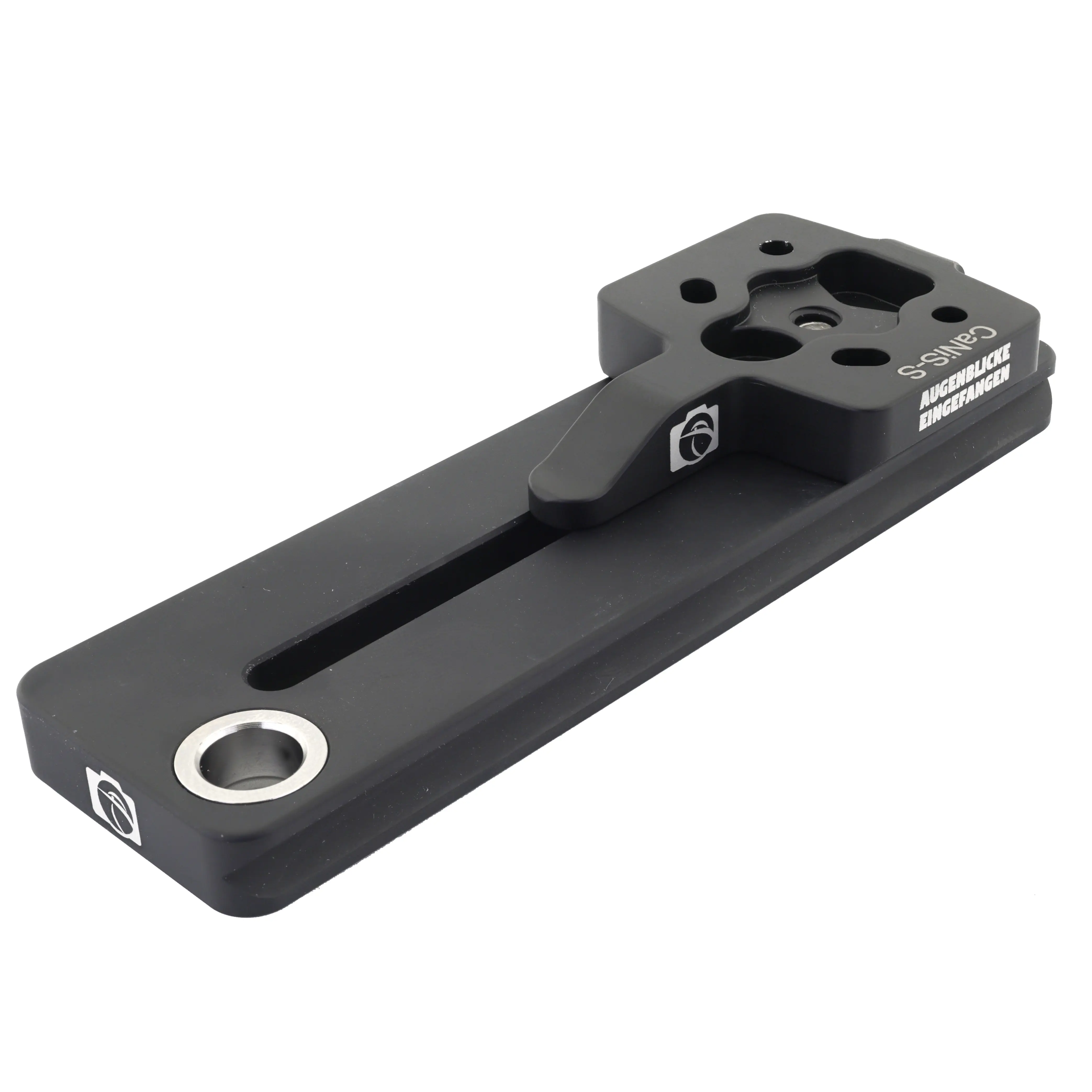 Modularer flacher Ersatzfuß CaNiS-SC 130 für Teleobjektive von Nikon-Canon-Sony-Sigma