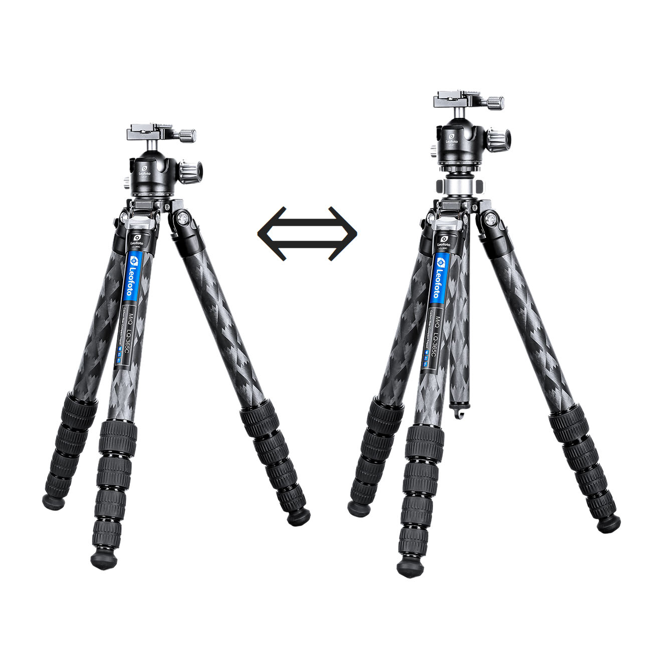Leofoto LQ-365C Karbonstativ+LH-47 Kugelkopf - Mr. Q Serie Leofoto LQ-365C Karbonstativ+LH-47 Kugelkopf - Mr. Q Serie