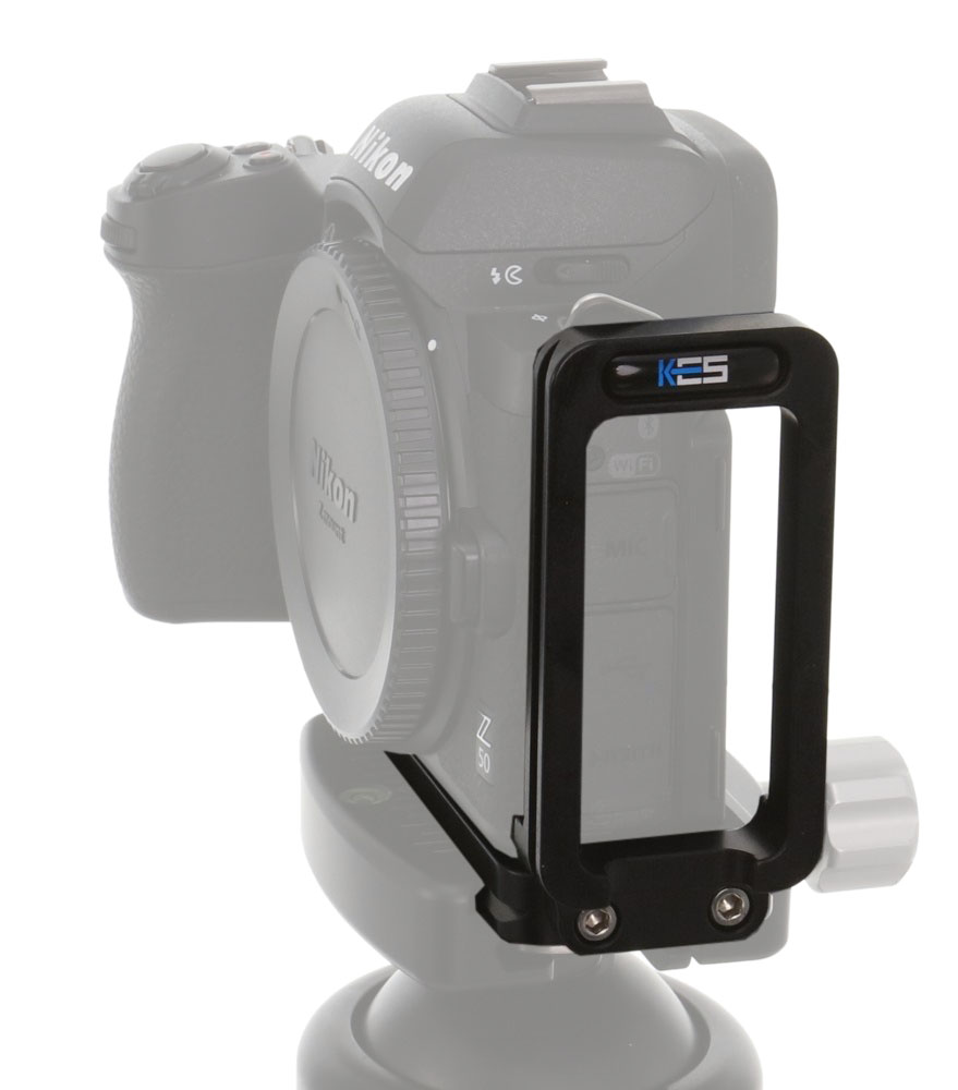 Kirk ULB-1 Universeller L-Winkel -klein  an Nikon Z50