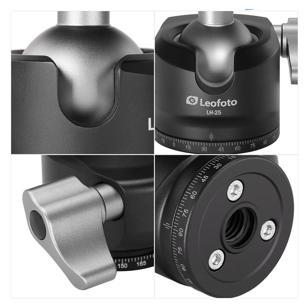 Leofoto Ranger LS-223C Carbon-Stativ mit Kugelkopf LH-25 Leofoto Ranger LS-223C Carbon-Stativ mit Kugelkopf LH-25