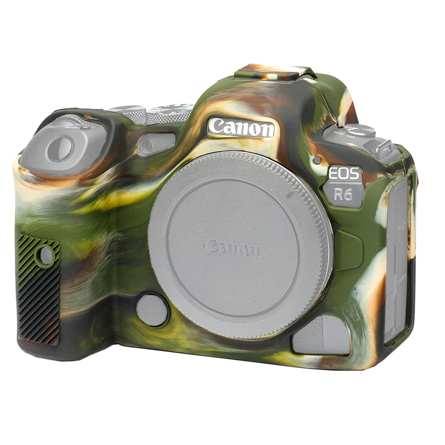 EasyCover Silikonschutzhülle für Canon R5 / R6 Camouflage EasyCover Silikonschutzhülle für Canon R5 / R6 Camouflage