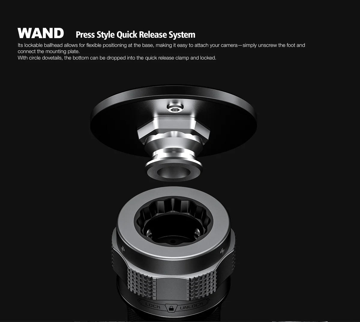 Leofoto MF-324C Karbon-Einbein-Stativ + Schwenkfuß VD-04 Leofoto MF-324C Karbon-Einbein-Stativ + Schwenkfuß VD-04