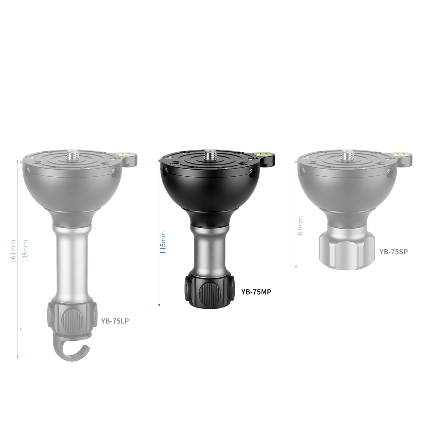 Leofoto YB-75 Nivellier-Kalotte für 75 mm Halbschalenaufnahmen Leofoto YB-75 Nivellier-Kalotte für 75 mm Halbschalenaufnahmen