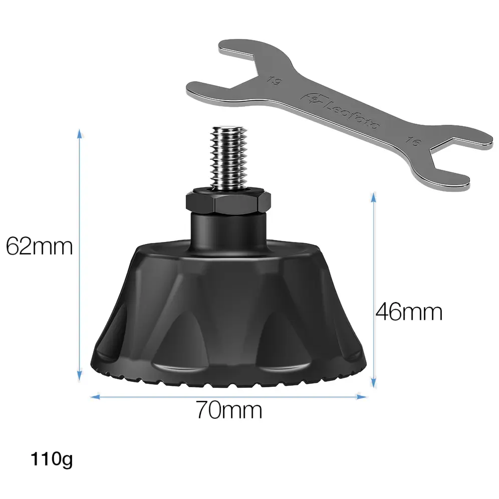Leofoto SC-70 schwenkbarer Gummifuß für Einbein-Stative Leofoto SC-70 schwenkbarer Gummifuß für Einbein-Stative